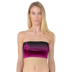 Zouk Pink/purple Women s Bandeau Tops