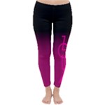 ZOUK pink/purple Winter Leggings 