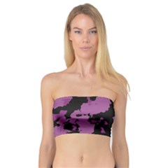 Pink Camouflage Women s Bandeau Tops