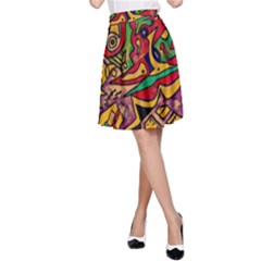 Bipolar Free Will A-line Skirt by MRTACPANS