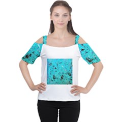 Aquamarine Collection Women s Cutout Shoulder Tee