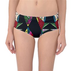 Birds Of Eight Mid-waist Bikini Bottoms