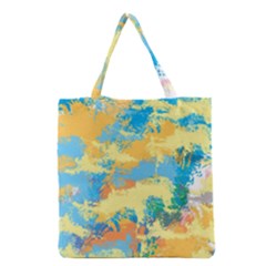 Abstract #5 Grocery Tote Bag