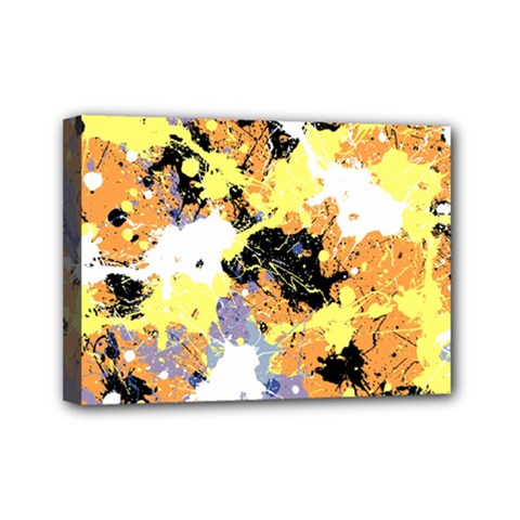 Abstract #10 Mini Canvas 7  X 5  by Uniqued