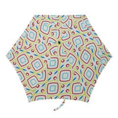 Squares Rhombus And Circles Pattern  Umbrella by LalyLauraFLM