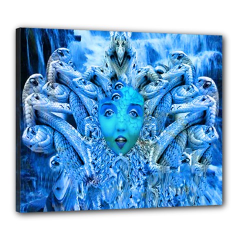 Medusa Metamorphosis Canvas 24  X 20  by icarusismartdesigns