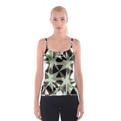 Modern Camo Print  Spaghetti Strap Top by dflcprintsclothing