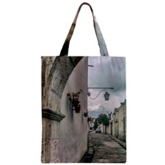 Colonial Street Of Arequipa City Peru Zipper Classic Tote Bag by dflcprints