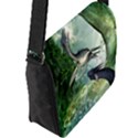 Awesome Seadraon In A Fantasy World With Bubbles Flap Messenger Bag (L)  View2