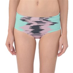 Wave Form Mid-waist Bikini Bottoms by LalyLauraFLM