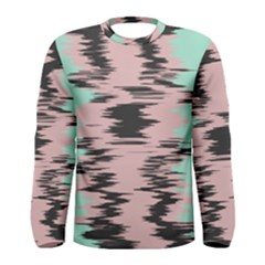 Wave Form Men Long Sleeve T-shirt by LalyLauraFLM