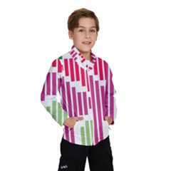 Vertical Stripes    Wind Breaker (kids) by LalyLauraFLM