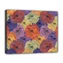 Vintage Floral Collage Pattern Deluxe Canvas 20  x 16   View1
