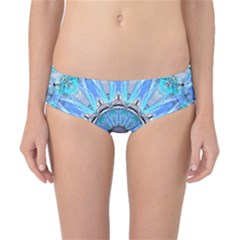 Sapphire Ice Flame, Light Bright Crystal Wheel Classic Bikini Bottoms by DianeClancy