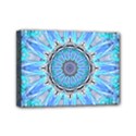 Sapphire Ice Flame, Light Bright Crystal Wheel Mini Canvas 7  x 5  View1