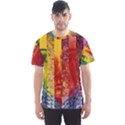 Conundrum I, Abstract Rainbow Woman Goddess  Men s Sport Mesh Tee View1