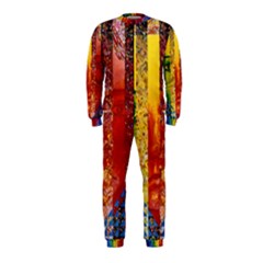 Conundrum I, Abstract Rainbow Woman Goddess  Onepiece Jumpsuit (kids) by DianeClancy