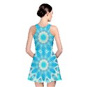 Blue Ice Goddess, Abstract Crystals Of Love Reversible Skater Dress View2