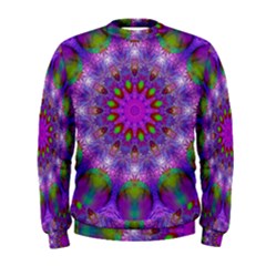 Rainbow At Dusk, Abstract Star Of Light Men s Sweatshirt by DianeClancy