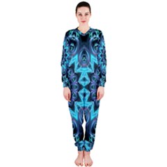 Star Connection, Abstract Cosmic Constellation Onepiece Jumpsuit (ladies) 