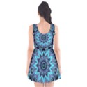 Star Connection, Abstract Cosmic Constellation Scoop Neck Skater Dress View2