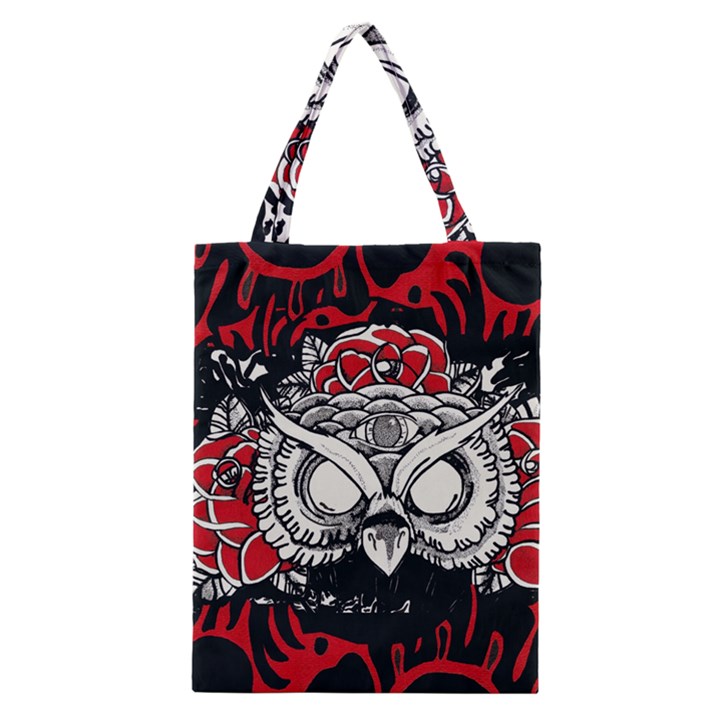 Dark Owl Classic Tote Bag