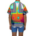 Crossroads Of Awakening, Abstract Rainbow Doorway  Kid s Short Sleeve Swimwear View2