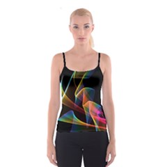 Crystal Rainbow, Abstract Winds Of Love  Spaghetti Strap Top by DianeClancy