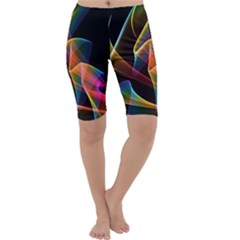 Crystal Rainbow, Abstract Winds Of Love  Cropped Leggings by DianeClancy