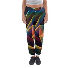 Crystal Rainbow, Abstract Winds Of Love  Women s Jogger Sweatpants by DianeClancy