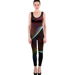 Imagine, Through The Abstract Rainbow Veil Onepiece Catsuit by DianeClancy