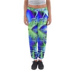 Irish Dream Under Abstract Cobalt Blue Skies Women s Jogger Sweatpants by DianeClancy