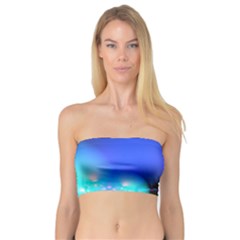 Love In Action, Pink, Purple, Blue Heartbeat 10000x7500 Bandeau Top