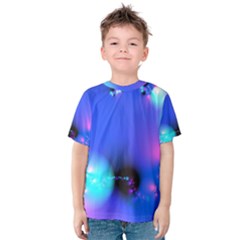 Love In Action, Pink, Purple, Blue Heartbeat 10000x7500 Kid s Cotton Tee