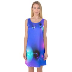 Love In Action, Pink, Purple, Blue Heartbeat 10000x7500 Sleeveless Satin Nightdress