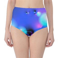 Love In Action, Pink, Purple, Blue Heartbeat 10000x7500 High-Waist Bikini Bottoms