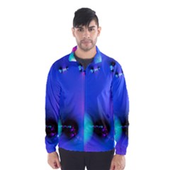 Love In Action, Pink, Purple, Blue Heartbeat 10000x7500 Wind Breaker (Men)