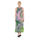 Rose Apple Green Dreams, Abstract Water Garden Full Print Maxi Dress View2