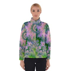 Rose Apple Green Dreams, Abstract Water Garden Winterwear