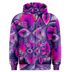 Rose Crystal Palace, Abstract Love Dream  Men s Zipper Hoodie by DianeClancy