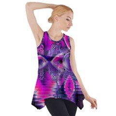 Rose Crystal Palace, Abstract Love Dream  Side Drop Tank Tunic by DianeClancy