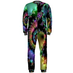 Satin Rainbow, Spiral Curves Through The Cosmos Onepiece Jumpsuit (men)  by DianeClancy