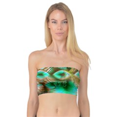 Spring Leaves, Abstract Crystal Flower Garden Bandeau Top by DianeClancy