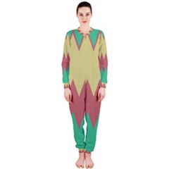 Retro Chevrons     Onepiece Jumpsuit (ladies) by LalyLauraFLM