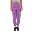 Floral Collage Revival Print Women s Jogger Sweatpants View1