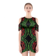 TRITON BASE Cutout Shoulder Dress