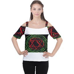 UNIVERSE BASE STAR Women s Cutout Shoulder Tee