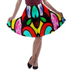 Sun Star A-line Skater Skirt