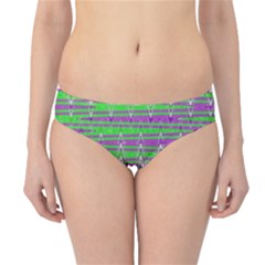 Colorful Zigzag Pattern Hipster Bikini Bottoms by BrightVibesDesign