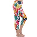 Seamless Autumn Leaves Pattern  Capri Winter Leggings  View3